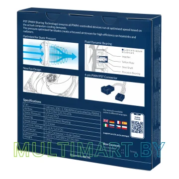 Вентилятор для корпуса Arctic P14 PWM PST (ACFAN00197A) картинка 5